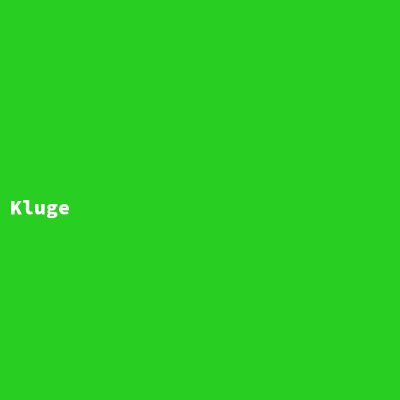 Hersteller: Kluge
