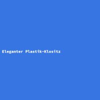 Eleganter Plastik-Klositz