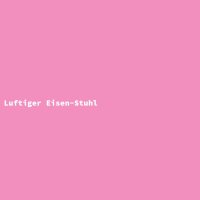 Luftiger Eisen-Stuhl