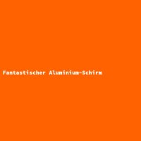 Fantastischer Aluminium-Schirm
