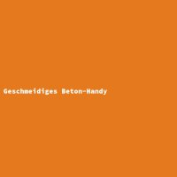 Geschmeidiges Beton-Handy