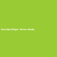 Geschmeidiges Beton-Handy
