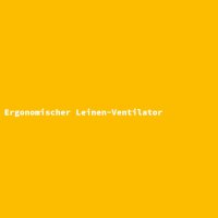 Ergonomischer Leinen-Ventilator