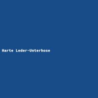 Harte Leder-Unterhose