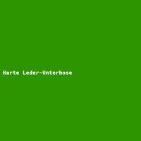 Harte Leder-Unterhose